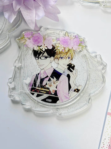 ［推し活グッズ］缶バッジ アクリルフレーム【830B8T】