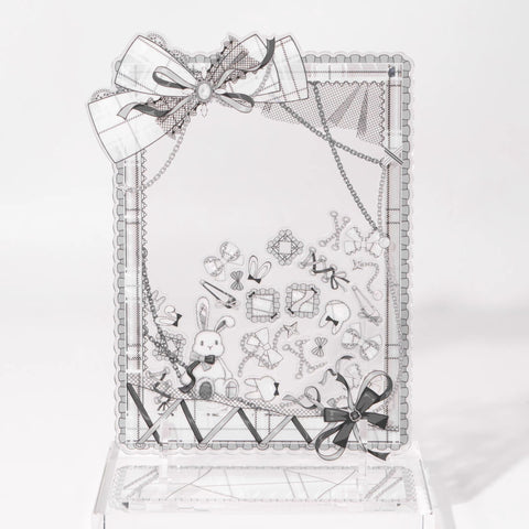 ［推し活グッズ］アクリルフレーム ブラック【IBLL31】