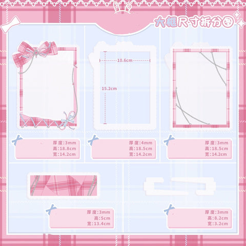 ［推し活グッズ］アクリルフレーム ホワイト【D6C21Q】