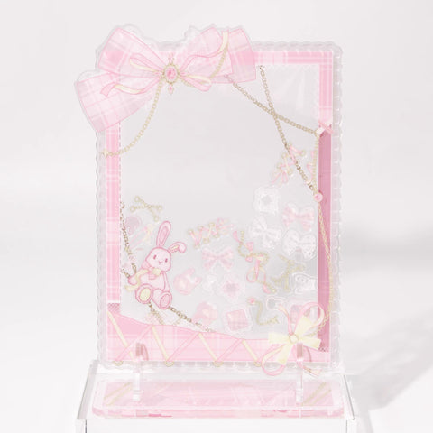 ［推し活グッズ］アクリルフレーム ホワイト【D6C21Q】