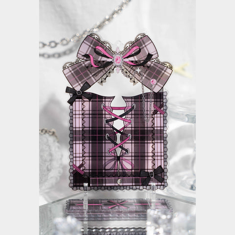 ［推し活グッズ］アクリルフレーム ブラック【6OZL48】