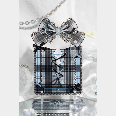 ［推し活グッズ］アクリルフレーム ブラック【6OZL48】