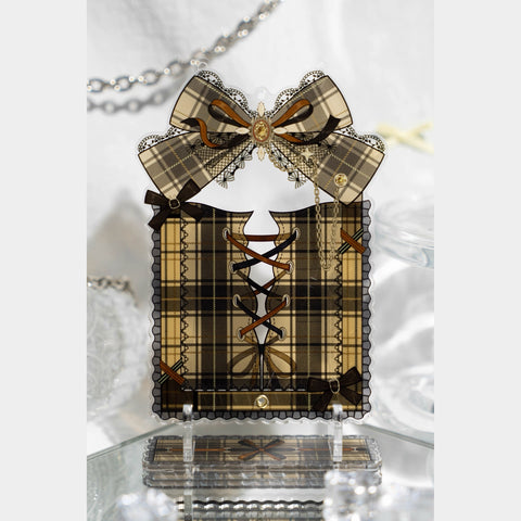 ［推し活グッズ］アクリルフレーム ブラック【6OZL48】