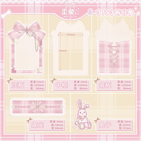 ［推し活グッズ］アクリルフレーム ホワイト【6Z2HX9】