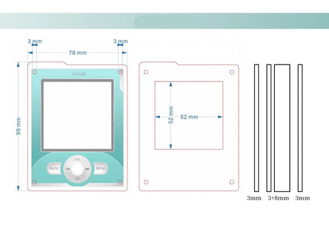 ［推し活グッズ］缶バッジ アクリルフレーム 52/59mm【BI8ZK4】