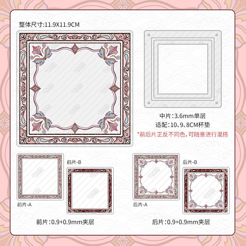 ［推し活グッズ］コースター用 アクリルフレーム【NQOX94】