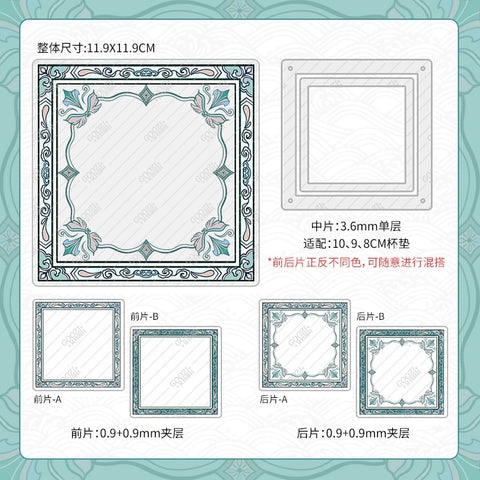 ［推し活グッズ］コースター用 アクリルフレーム【NQOX94】