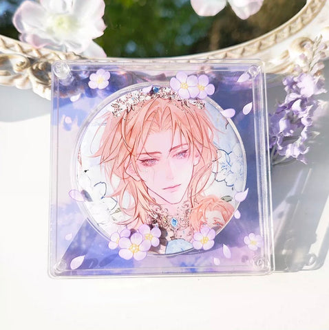 ［推し活グッズ］缶バッジ アクリルフレーム 58～75mm【ZAR9WZ】