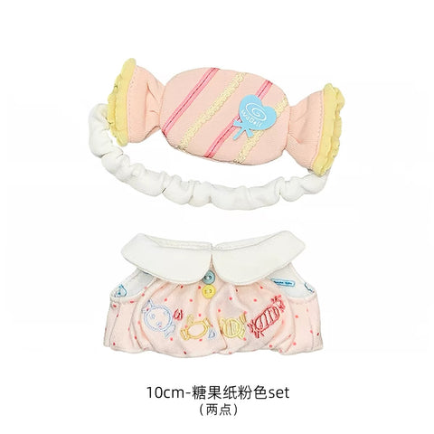 ［ぬい服］10cm 無属性 ぬいぐるみ用 お洋服【糖果】