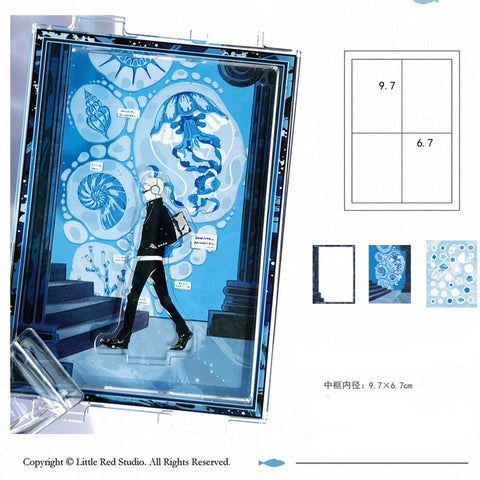 ［推し活グッズ］アクリルフレーム+パーツ【4QOGDM】