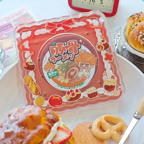 ［推し活グッズ］コースター 缶バッジ アクリルフレーム+パーツ セット【M5KLGJ】