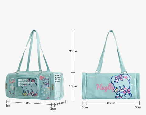 ［SWIMMER］コラボ 海外限定 痛バッグ トートバッグ【WFF64E】