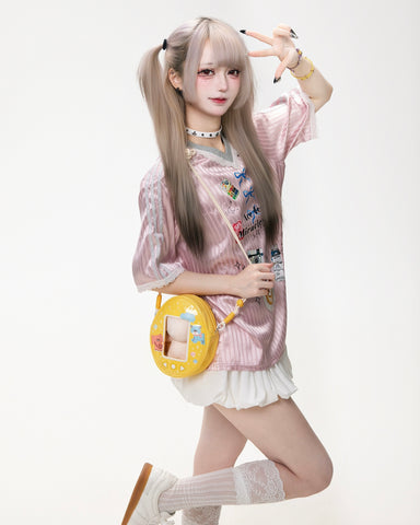 ［SWIMMER］コラボ 海外限定痛 たまごっち型 痛バッグ【YE36VH】