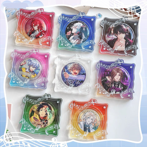 ［推し活グッズ］缶バッジ アクリルフレーム 58～75mm【Y2S9M3】