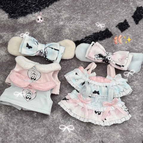 ［ぬい服］10cm 無属性 ぬいぐるみ用服【芭蕾小兔】