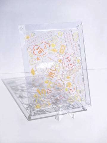 ［推し活グッズ］アクリルフレーム用パーツ【Q9S3C9】