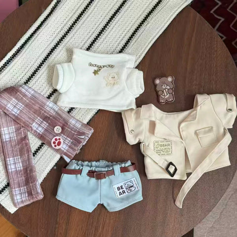［ぬい服］20cm 無属性 ぬいぐるみ用 お洋服【风衣】