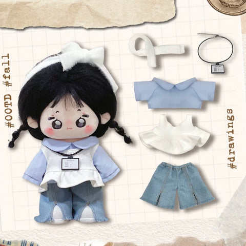 ［ぬい服］10/15/20cm 無属性 ぬいぐるみ用 お洋服【工作日】