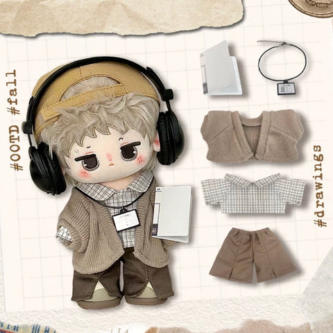 ［ぬい服］10/15/20cm 無属性 ぬいぐるみ用 お洋服【工作日】