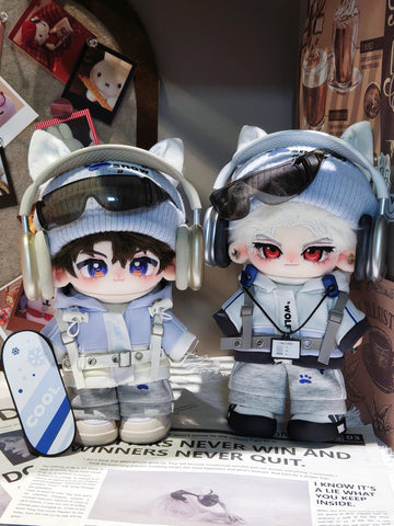 ［ぬい服］20cm 無属性 ぬいぐるみ用 お洋服【滑雪】