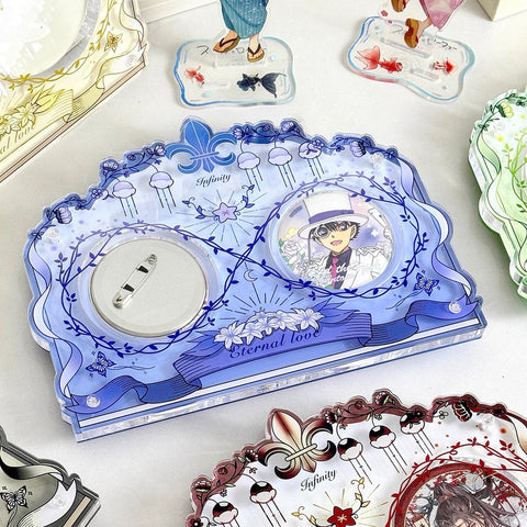 ［推し活グッズ］缶バッジアクリルフレーム 58～75mm【W8J5S8】