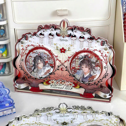 ［推し活グッズ］缶バッジアクリルフレーム 58～75mm【W8J5S8】