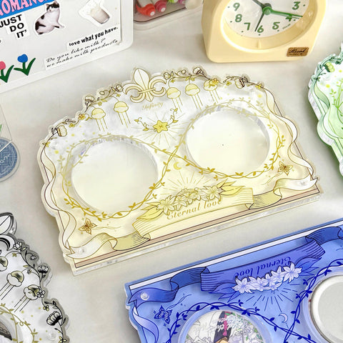［推し活グッズ］缶バッジアクリルフレーム 58～75mm【W8J5S8】