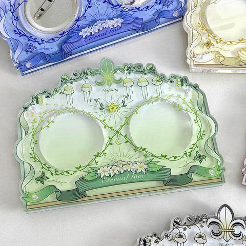 ［推し活グッズ］缶バッジアクリルフレーム 58～75mm【W8J5S8】