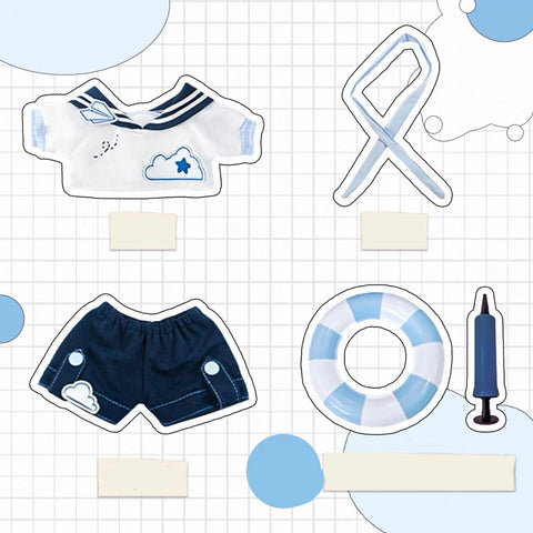 ［ぬい服］10/20cm 無属性 ぬいぐるみ用 お洋服【纸飞机】