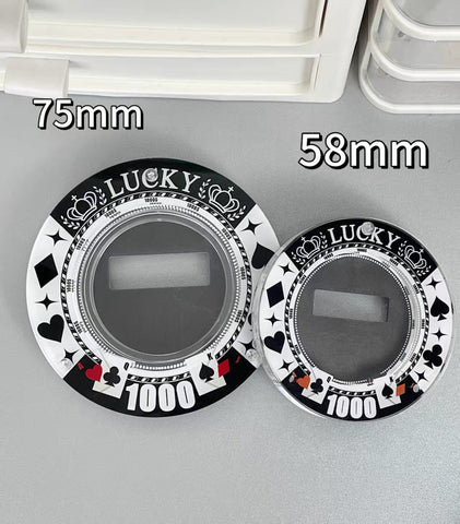 ［推し活グッズ］缶バッジアクリルフレーム 58～75mm【F3L8A7】