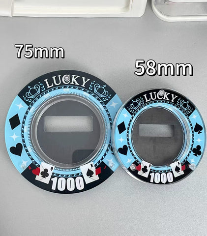 ［推し活グッズ］缶バッジアクリルフレーム 58～75mm【F3L8A7】