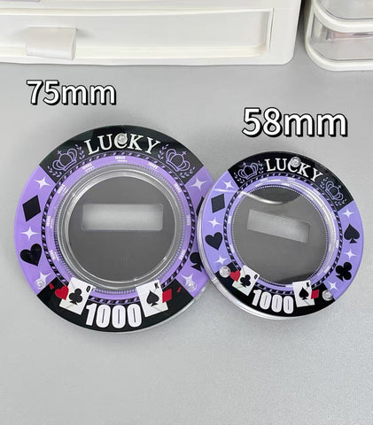 ［推し活グッズ］缶バッジアクリルフレーム 58～75mm【F3L8A7】