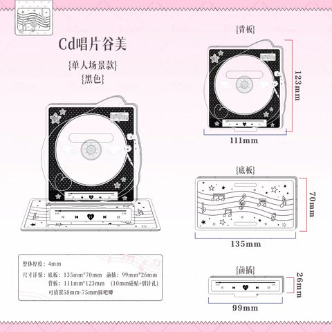 ［推し活グッズ］缶バッジ アクリルスタンド 58~75mm【LRC91X】