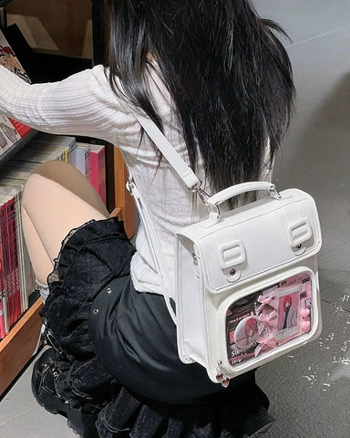 ［バッグ］缶バッジ用 痛バッグ リュック【126UGT】