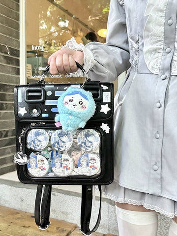 ［バッグ］缶バッジ用 痛バッグ リュック【126UGT】