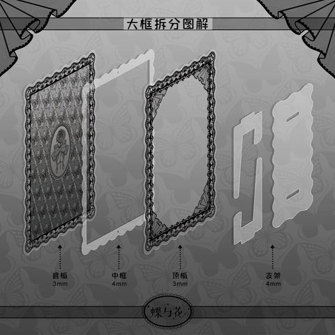 ［推し活グッズ］アクリルフレーム Mサイズ【R7O5C1】