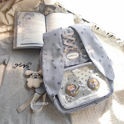 ［バッグ］痛バッグ  ウサ耳 2way リュック【203IU3】