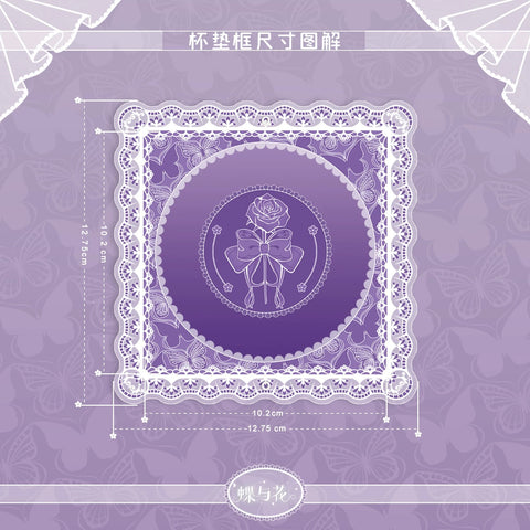 ［推し活グッズ］コースター用 アクリルフレーム【Y9H3G3】