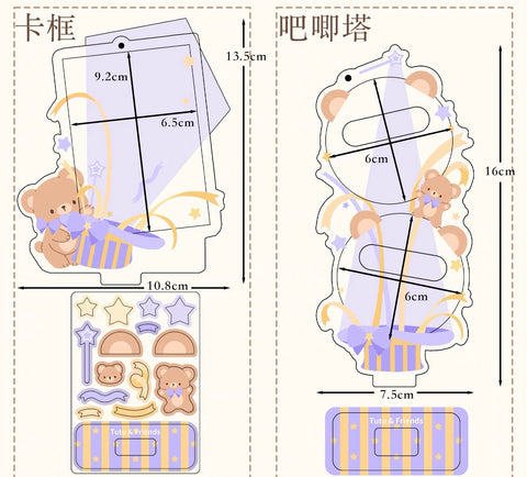 ［推し活グッズ］缶バッジ アクリルフレーム58mm【BQN5SG】