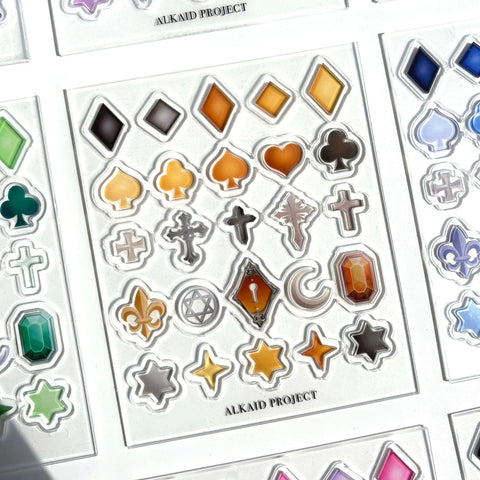 ［推し活グッズ］アクリルフレーム+パーツ 【D6E8M1】