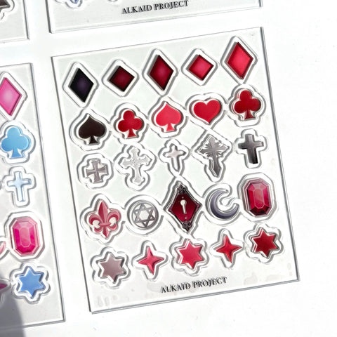 ［推し活グッズ］アクリルフレーム+パーツ 【D6E8M1】