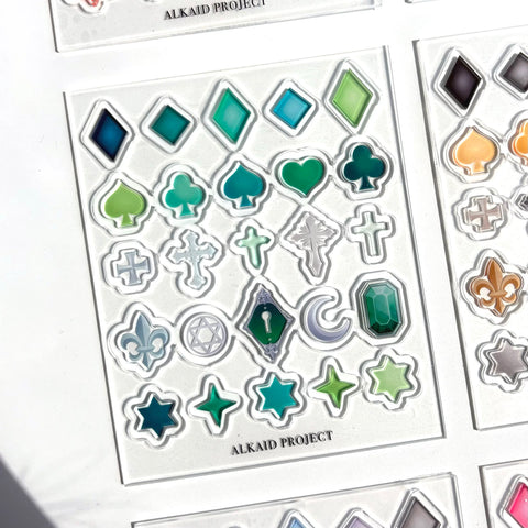 ［推し活グッズ］アクリルフレーム+パーツ 【D6E8M1】