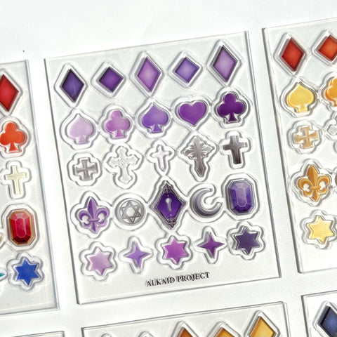 ［推し活グッズ］アクリルフレーム+パーツ 【D6E8M1】