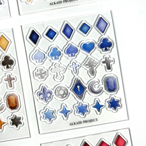 ［推し活グッズ］アクリルフレーム+パーツ 【D6E8M1】