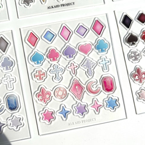 ［推し活グッズ］アクリルフレーム+パーツ 【D6E8M1】