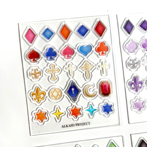 ［推し活グッズ］アクリルフレーム+パーツ 【D6E8M1】
