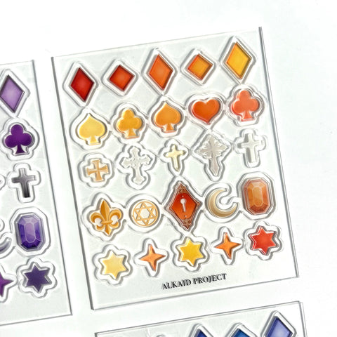 ［推し活グッズ］アクリルフレーム+パーツ 【D6E8M1】