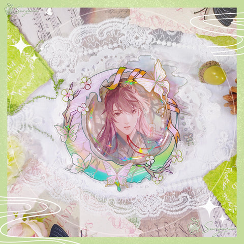 ［推し活グッズ］缶バッジ アクリルフレーム 58～75mm【W74JQG】