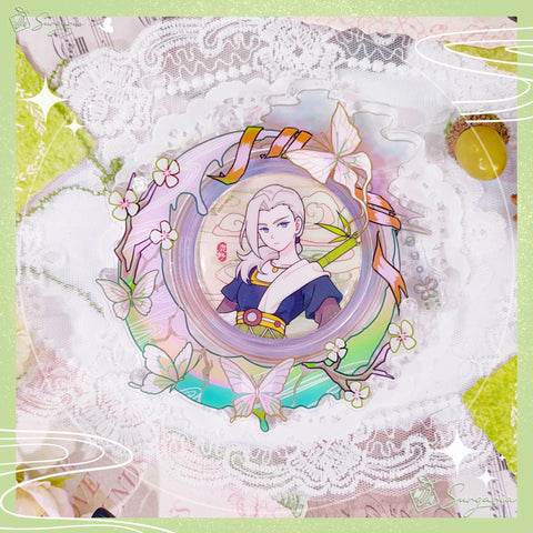 ［推し活グッズ］缶バッジ アクリルフレーム 58～75mm【W74JQG】