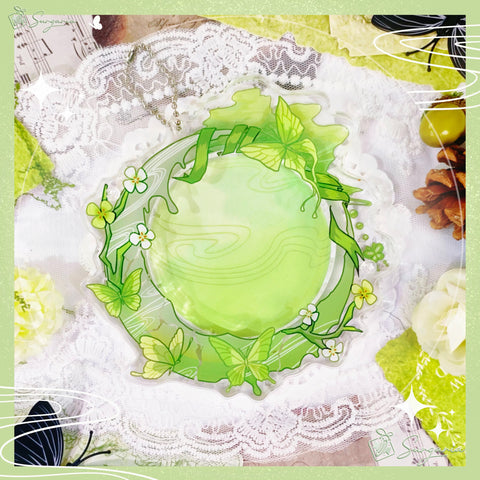 ［推し活グッズ］缶バッジ アクリルフレーム 58～75mm【W74JQG】